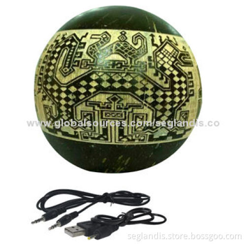 Cable-free Coconut Bluetooth Speakers with 20Hz-20kHz Frequency Response